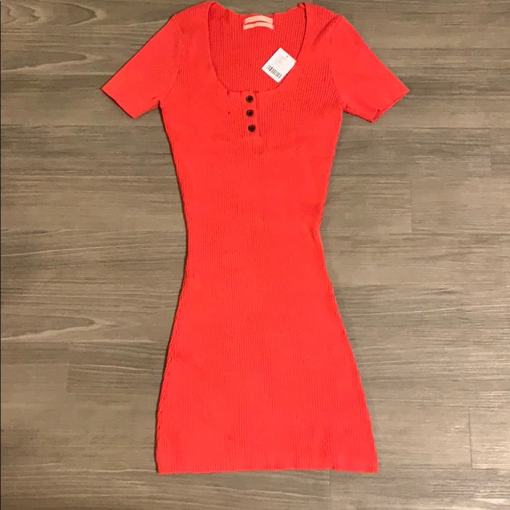 Urban Outfitters Sweater Dress Coral
